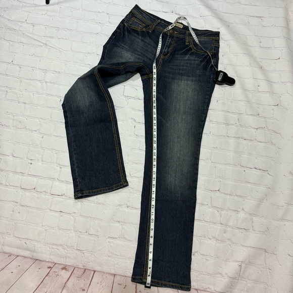 EARL JEANS straight fit dark wash denim women’s pants in size 12 western EUC - Picture 4 of 13